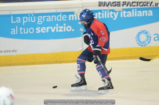2014-10-26 Ambrosiana-Hockey Milano Rossoblu U12 0767 Michelangelo Romano